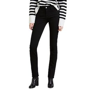 Levi’s Black Classic Mid Rise Skinny Jeans